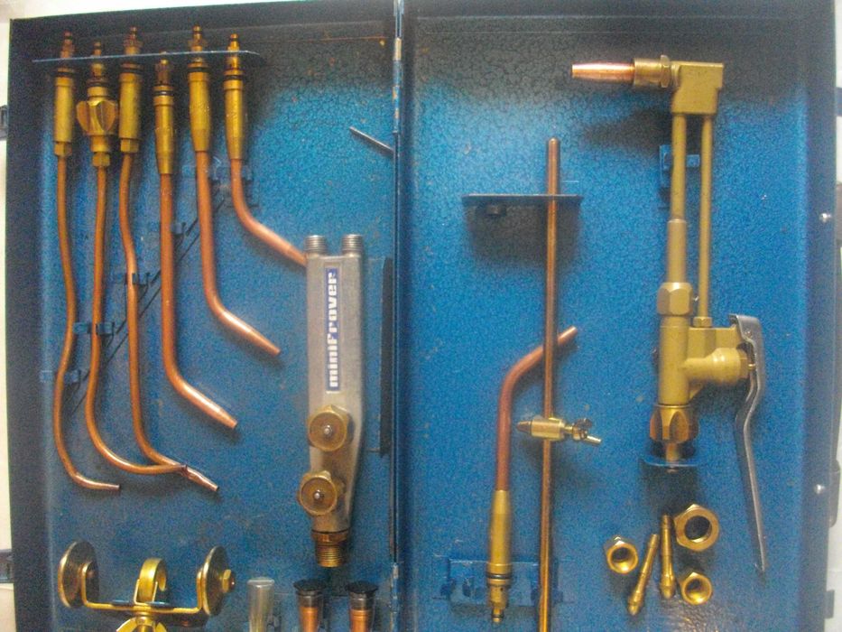 Газова горелка Тръбогиб 12-15мм Оксиженен комплект Гилотина хартия А5