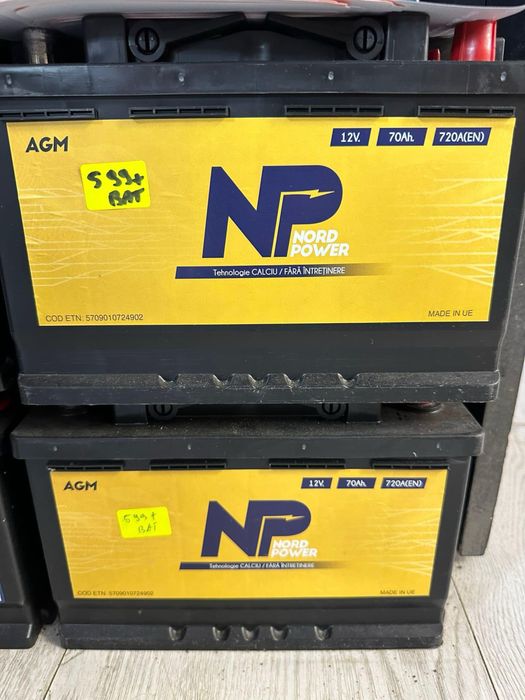 Baterie Agm70Ah np garantie 2 ani