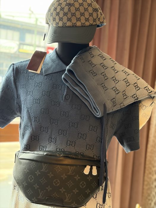 Compleu Gucci Bărbați Albastru – Nou – M/L