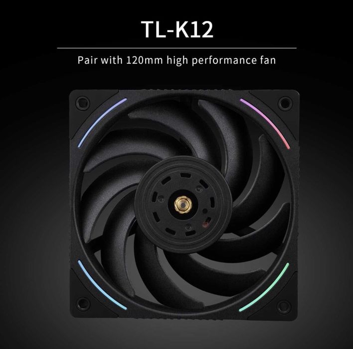 Cooler CPU procesor Aer Thermalright Phantom Spirit 120 EVO,7 conducte ventilatoare duble TL-K12 PWM 120mm tehnologie AGHP 4.0,rulment S-FDB AMD Intel