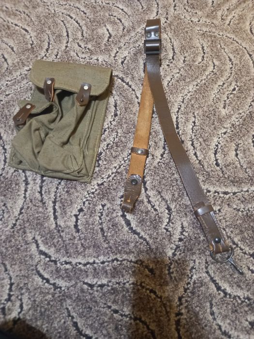 Сумка и кожен ремък за Ак-47