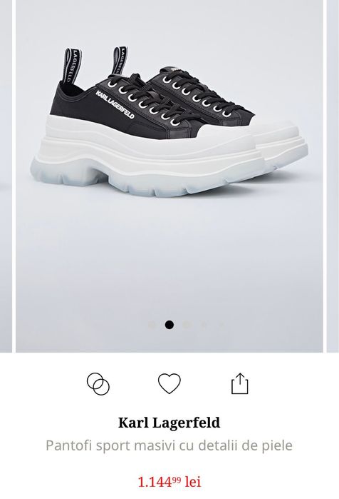 Adidasi Noi/Karl Lagerfeld/Fete/Marimea 36