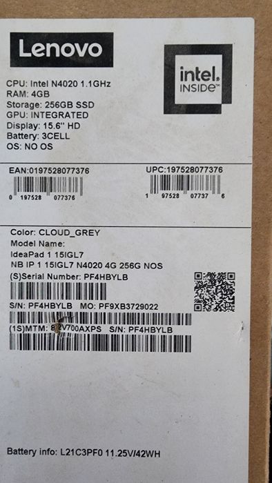 Noutbooki LENOVO sotiladi
