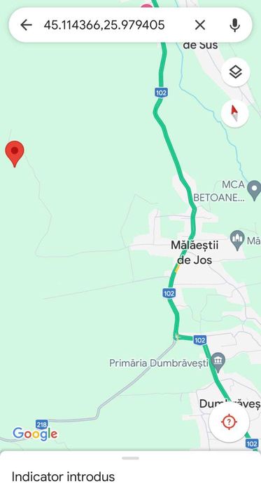 Comuna Dumbravesti teren extravilan