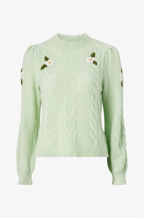 Vero Moda пуловер с бродерии