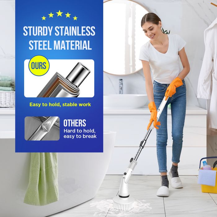 Новинка! Беспроводной электрический скруббер (щетка) для уборки из США