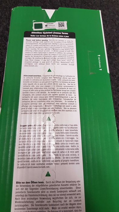 Lexmark MX711, MX810, MX811, MX812 оригинална OEM тонер касета