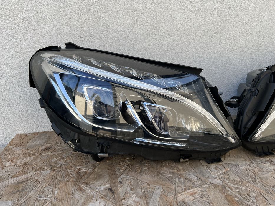 SET Far stanga dreapta Mercedes C Class W205 Full LED ILS Originale