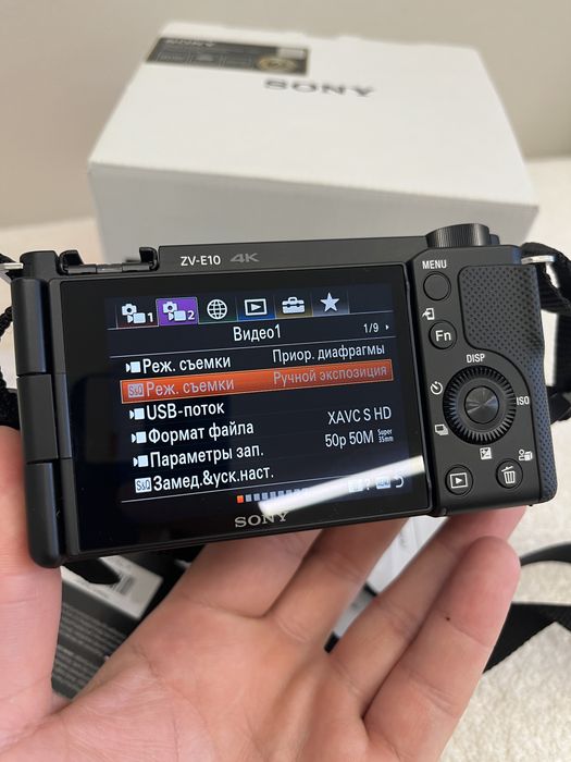 Sony zv-e10 4K камера