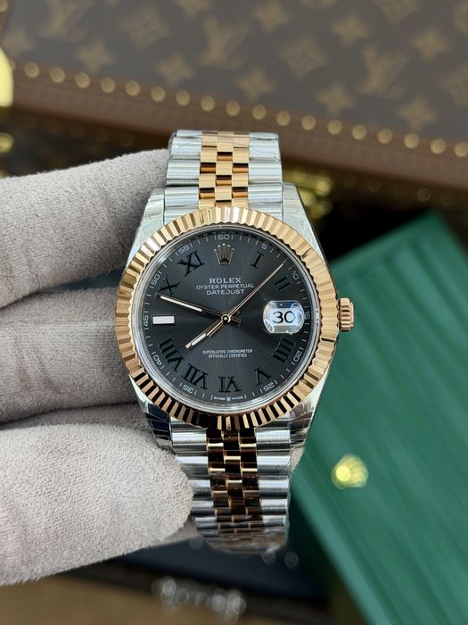Rolex Date-Just 41mm Wimbledon Everose