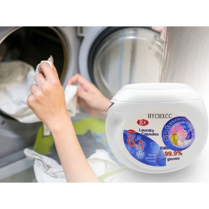 Капсули за пране 6в1 – 30 броя 8 кратна формула