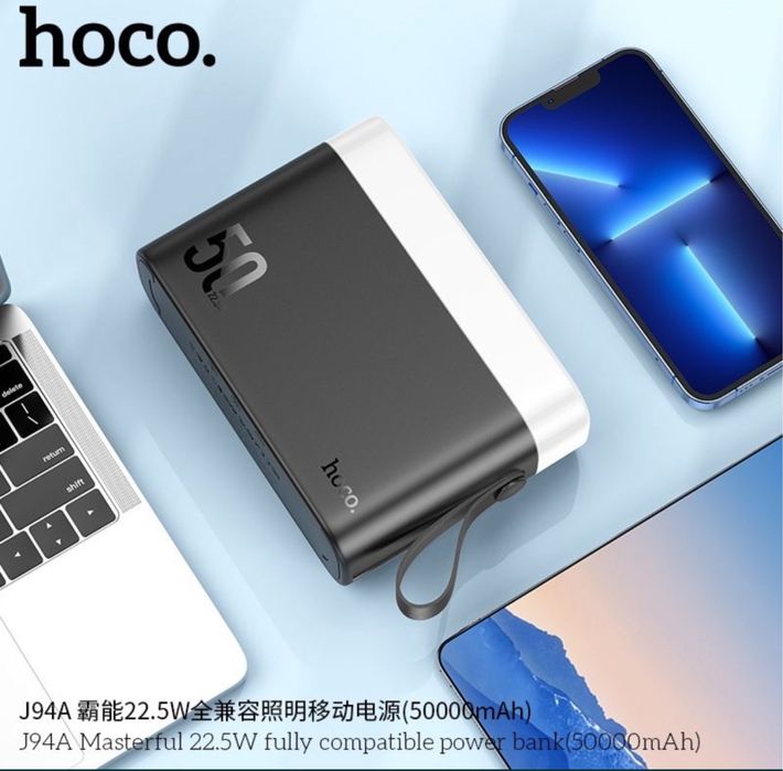 Power Bank Hoco J94A 50.000mah PD20w + 22.5W CQ 3.0 Fast Charging