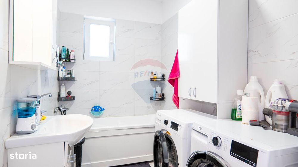 Dobroesti - vanzare apartament 2 camere mobilat complet, cu terasa