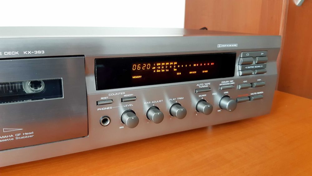 Deck Yamaha KX-393 + casete audio BASF type II BONUS