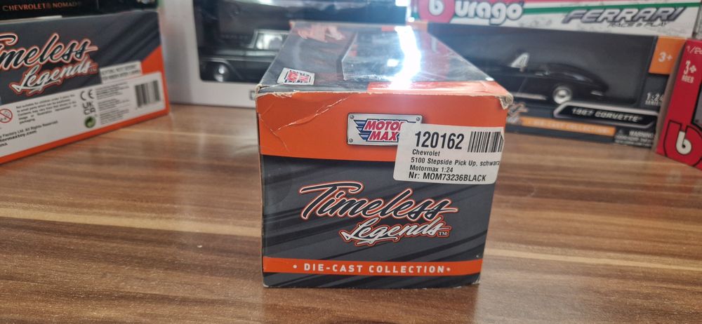 Macheta 1955 chevrolet chevy 5100 stepside pickup 1/24 Motor Max Time