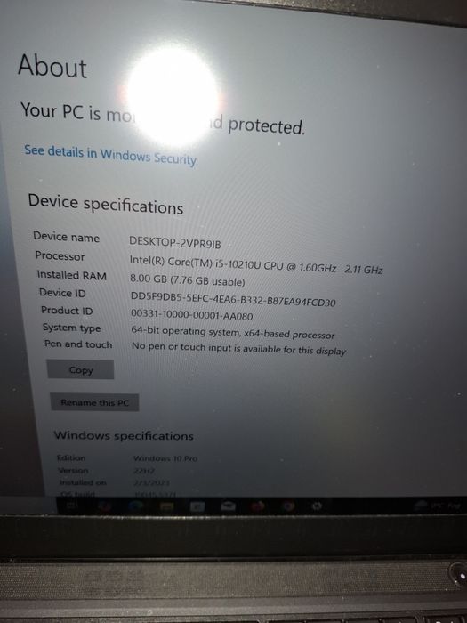 Laptop ThinkPad T14 Gen 1