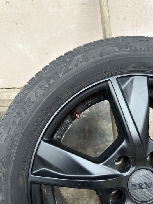 Jante Aliaj 16” 5x108 + Anvelope 205/55 R16