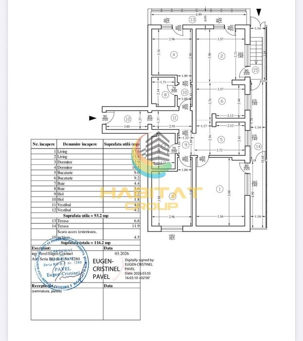 Apartament 4 camere Dristor Bloc nou cu parcare subterana+curte inclus