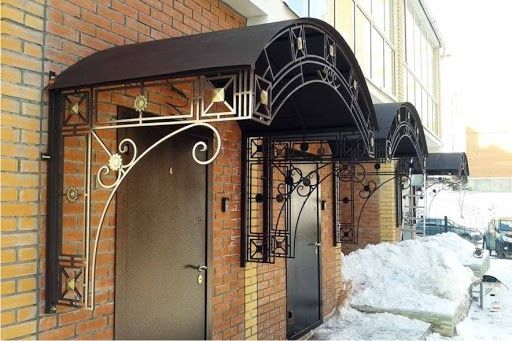 Навес,Ворота,Хай тек, Решетка