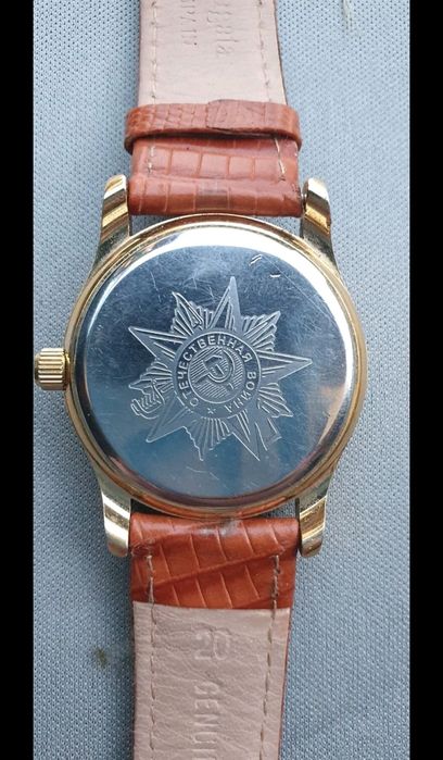 Ceas de mana rusesc Patriotic War Molnija, mecanic, functioneaza perfe