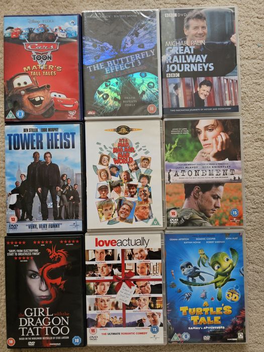 Оригинални Blu-Ray  и DVD от лична колекция на Английски език