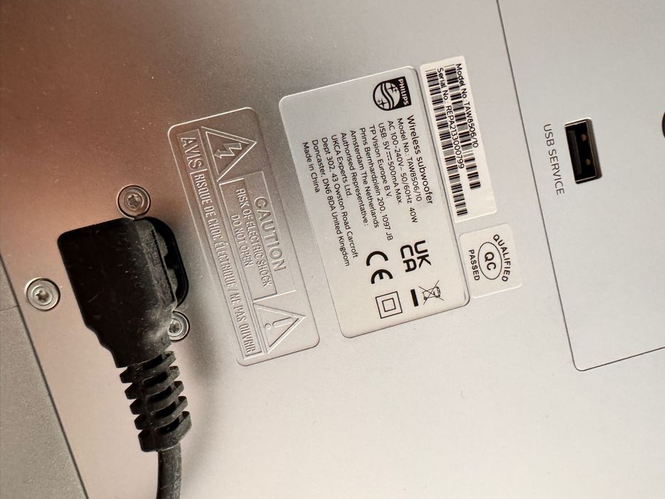 Vand Philips Subwoofer wireless TAW8506/10