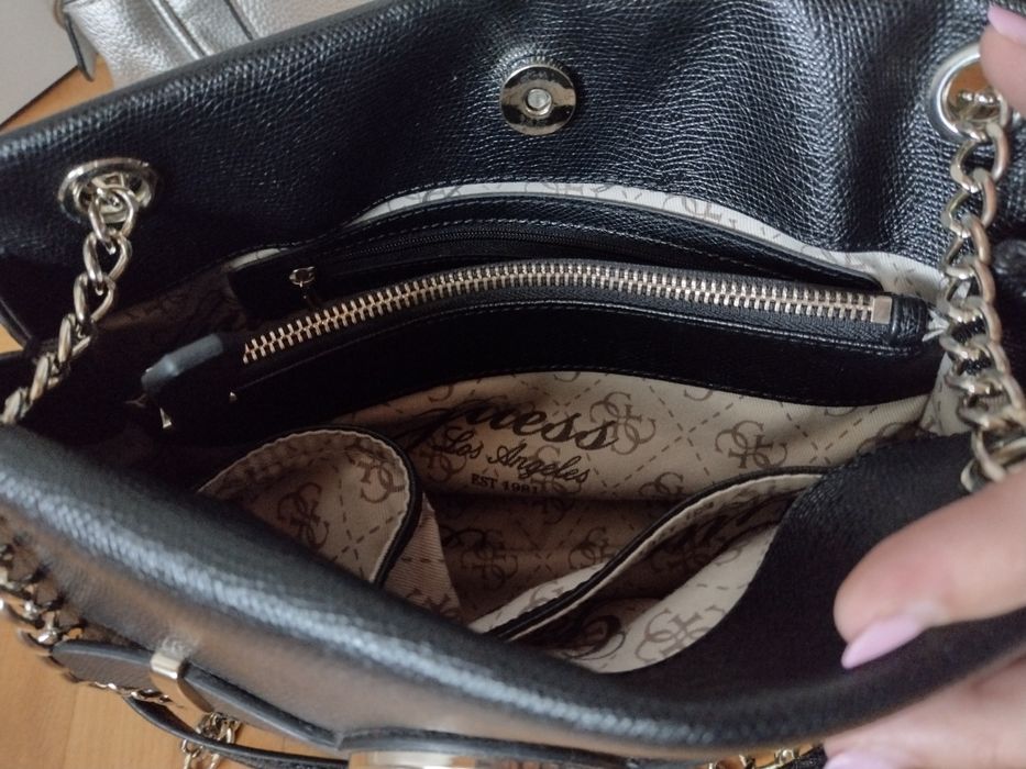 Guess geanta culoare negru