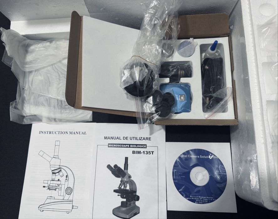 Microscop Biologic BTC BIM135T-LED + Cameră Digitală Sony IMX335