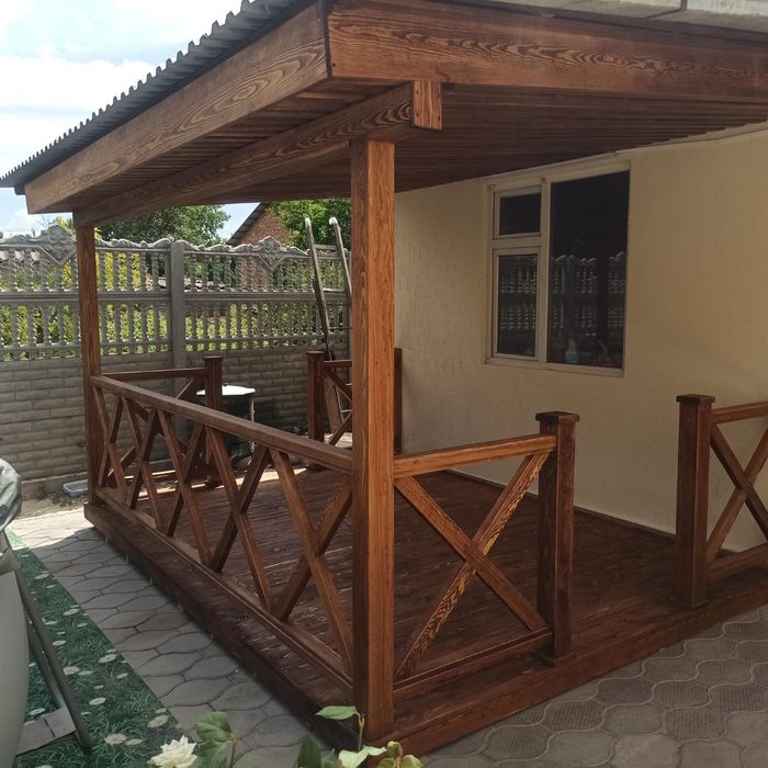 Изготавливаем беседки из дерева!