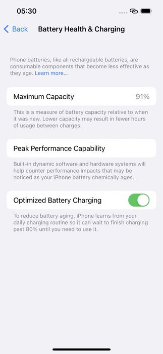 Iphone 13 LL/A Red 256Gb 91% battery