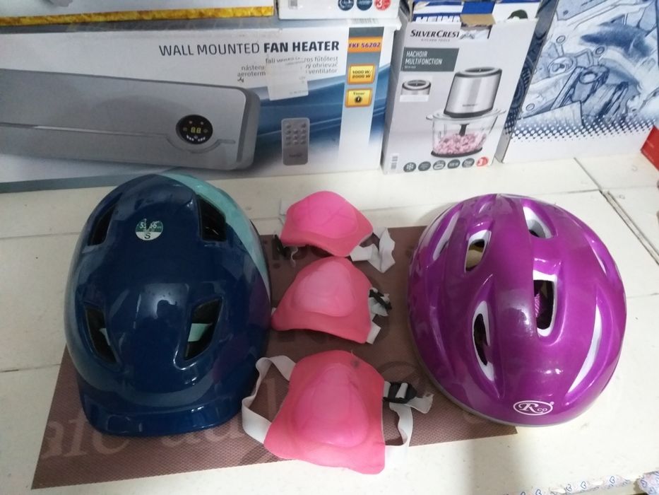Set Casti Cotiere Genunchiere Protectie Copii  Marime 53-56cm S