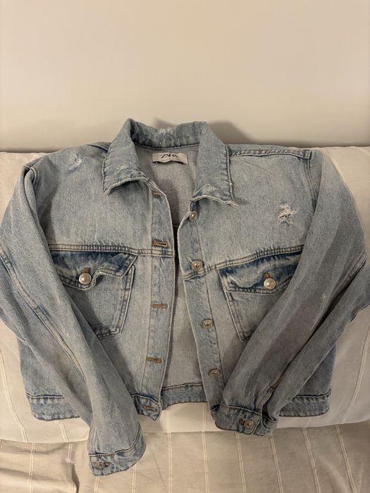 Vand geaca blugi fetite Zara