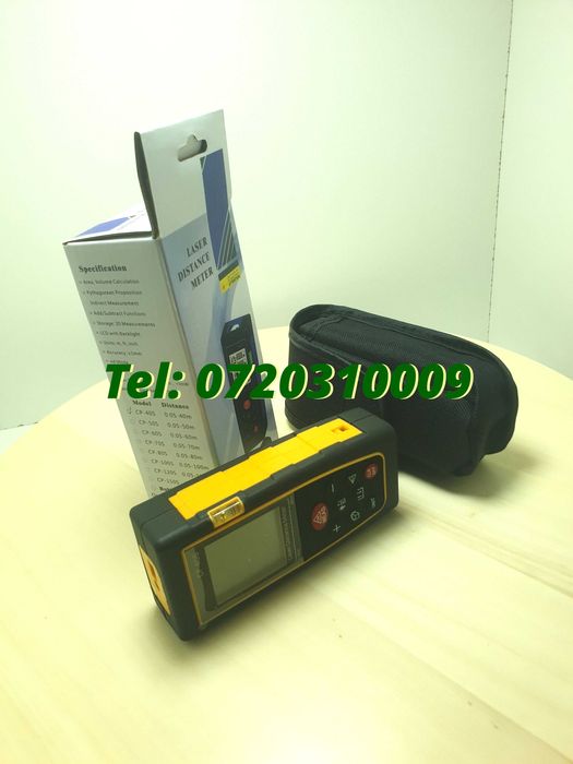 Aparat Masurare Distante Laser 40m Digital Portabil Usor De Manipulat