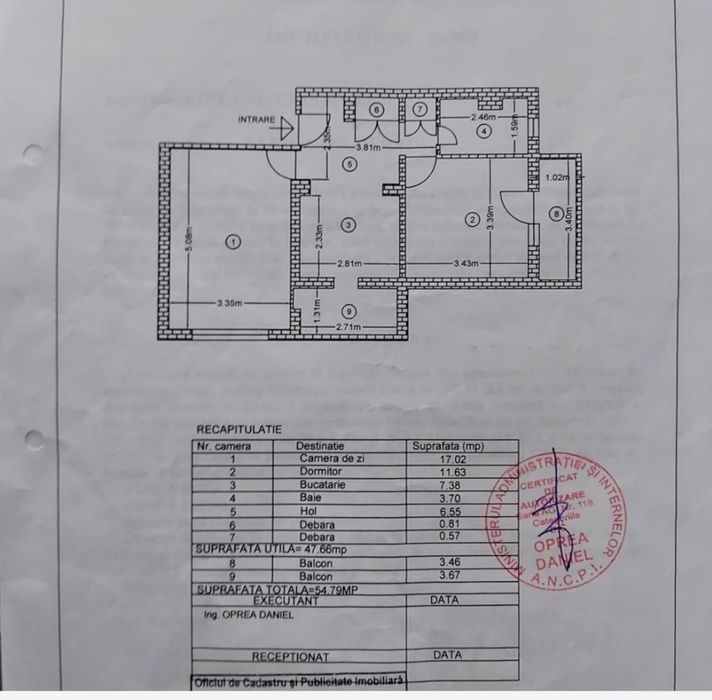 PROPRIETAR - Vand apartament 2 camere, decomandat, in Pitesti, etaj intermediar