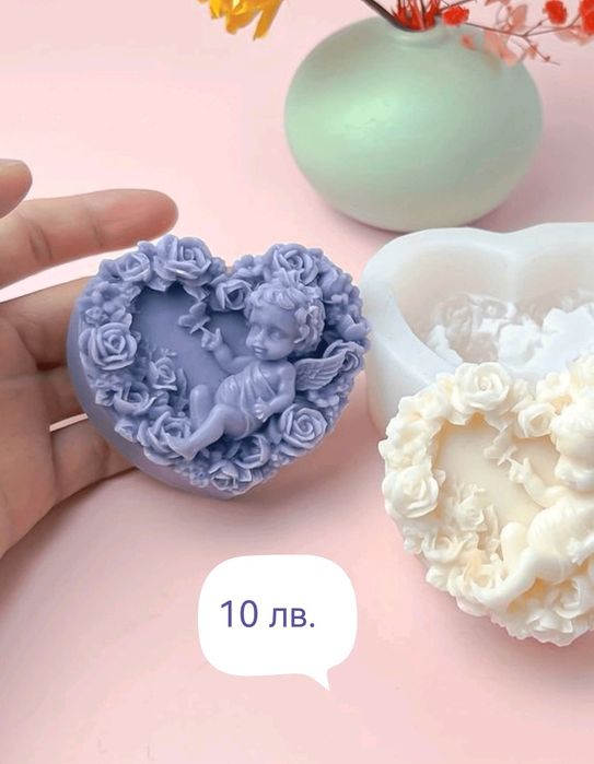 Силиконови форми за свещи и сапуни