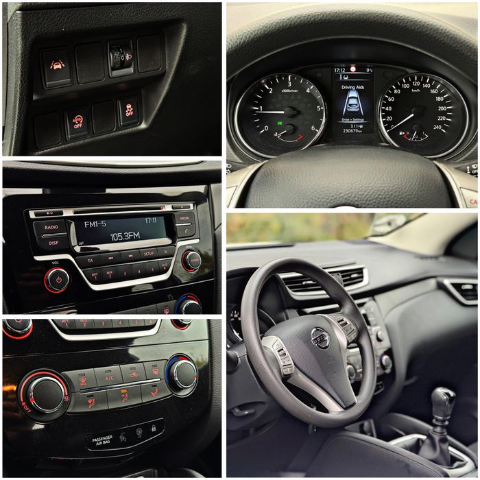 Nissan Qashqai / 1,5Dci / 2017 / Led / Alb perlat