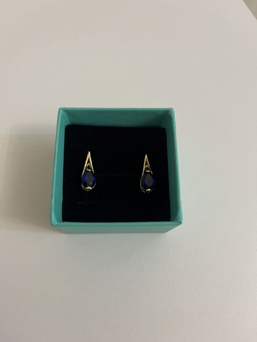 Продам золотые серьги
