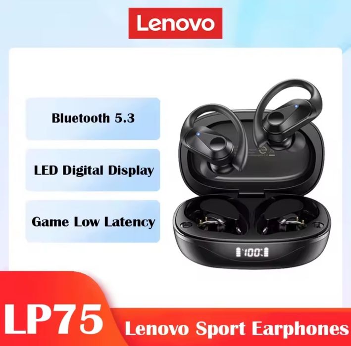 Блутут Слушалки Lenovo ThinkPlus LP75 нови
