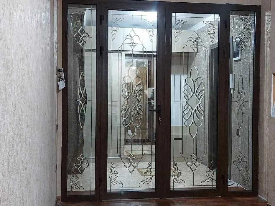 Раздвижные двери Витраж окна THERMO ENGELBERG AKFA акфа эшик ромлар