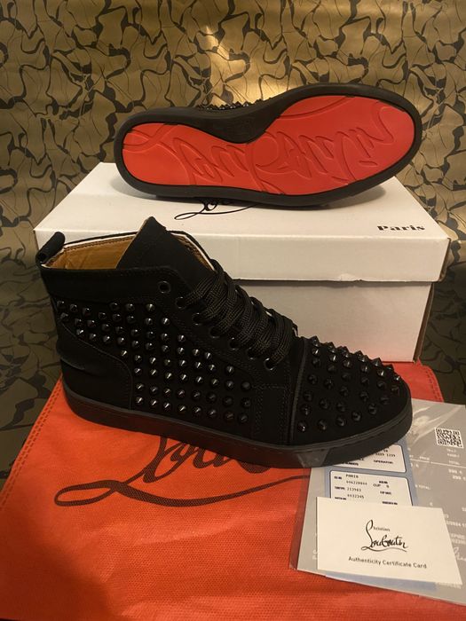 Adidasi Christian Louboutin High. Lubutani Lobotani