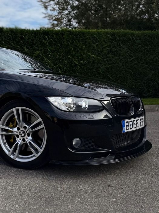 Lip bara fata BMW Seria 3 E92 2005-2008 M-Performance negru lucios