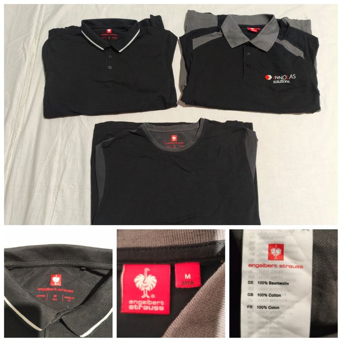 Engelbert Strauss pantaloni + tricou  scurți șantier salopetă protecție electrician dulgher fierar betonist