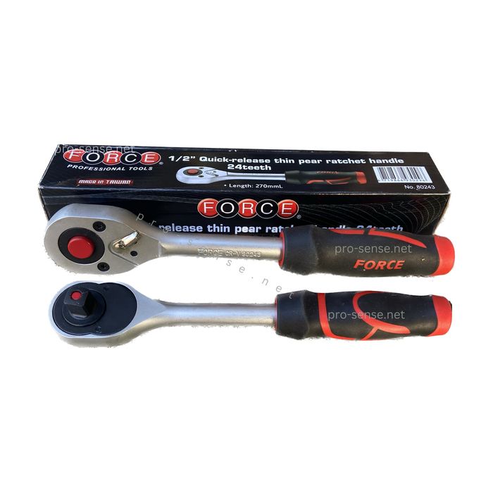 Професионална Тресчотка 1/4" 3/8" 1/2" 24 зъба FORCE