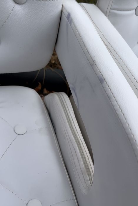 БЯЛ БАР СТОЛ VERSAY с фабрични дефекти и 24м Гаранция