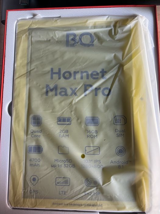 Планшет BQ Hornet Max Pro