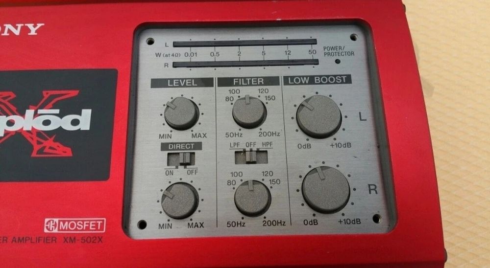 Stație amplificator auto Sony Xplod