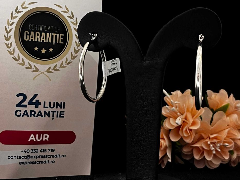 Cercei Aur 14k 2.40g (AG16 Moldova b32342)-Garantie 2 ani!