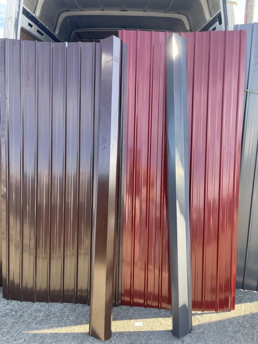 Tablă cutata colorata preț începând cu 20 lei bucata