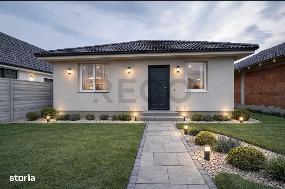 RECO Casa la cheie, 2 dormitoare, la asfalt- Nojorid