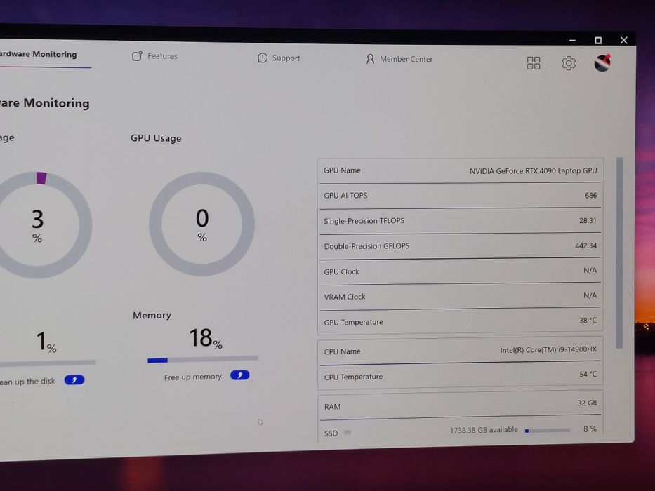 Laptop ULTRA MSI Gaming Raide, i9 14900HX, RTX 4090